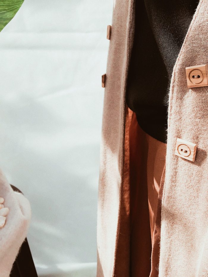 CLAY Sand Wool Blended Jacket