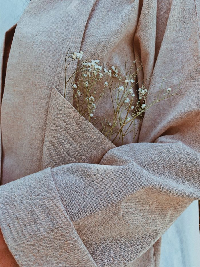 Taupe Linen Jacket