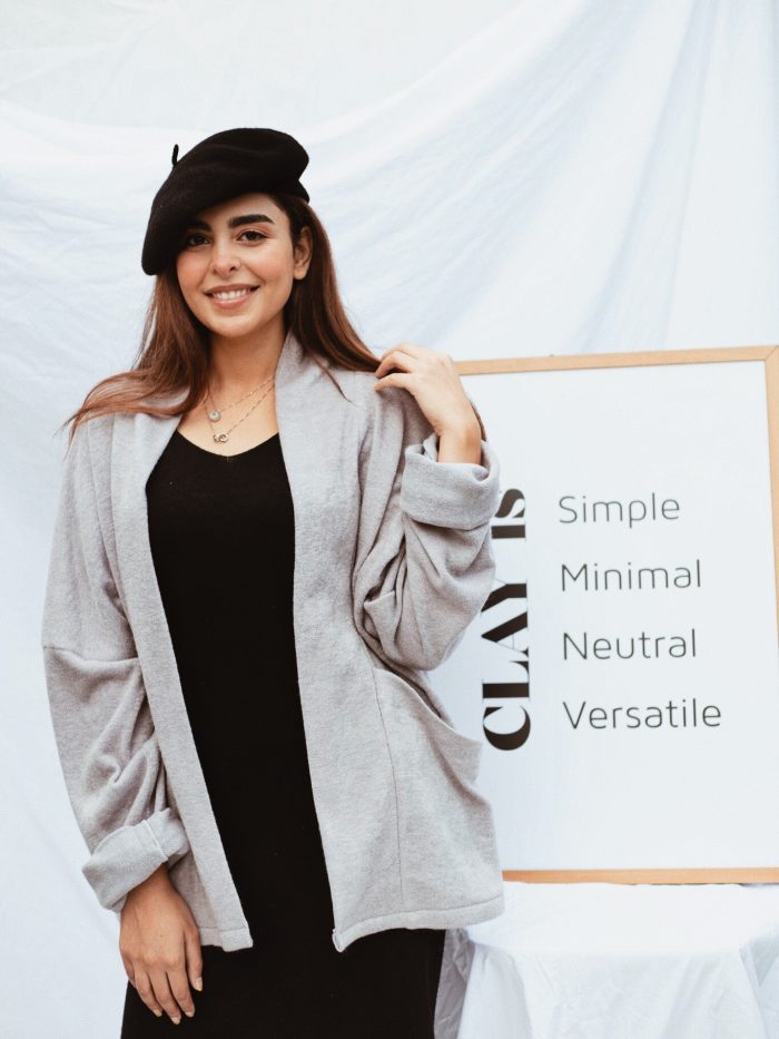 Cloud Grey Knit Cardi