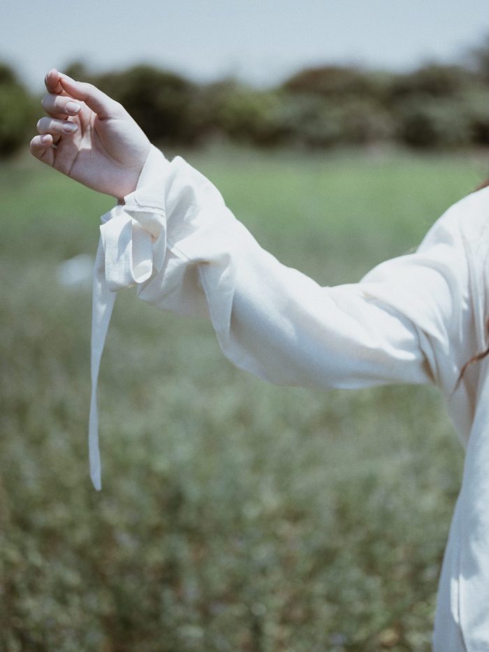 Linen Double Breasted  Blazer