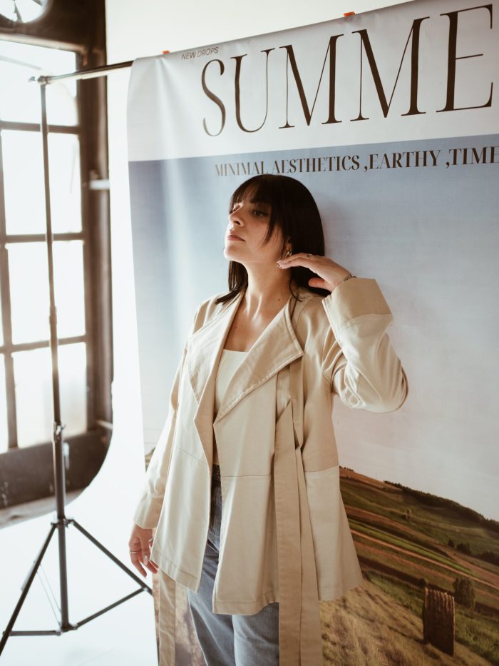 Asymmetric Two Toned Jacket