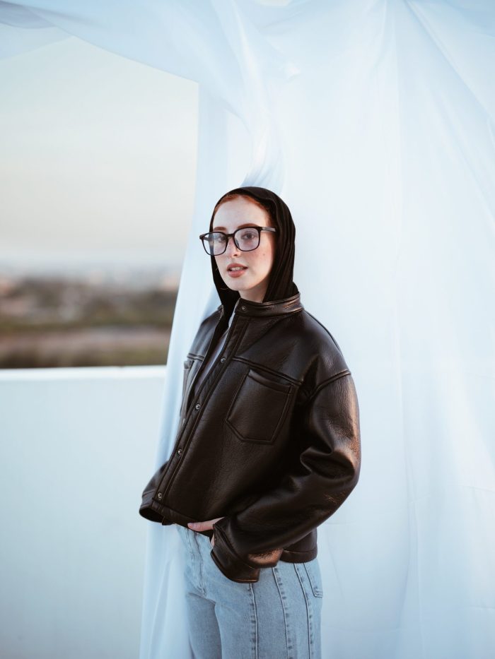 Premium Minimal Leather Jacket