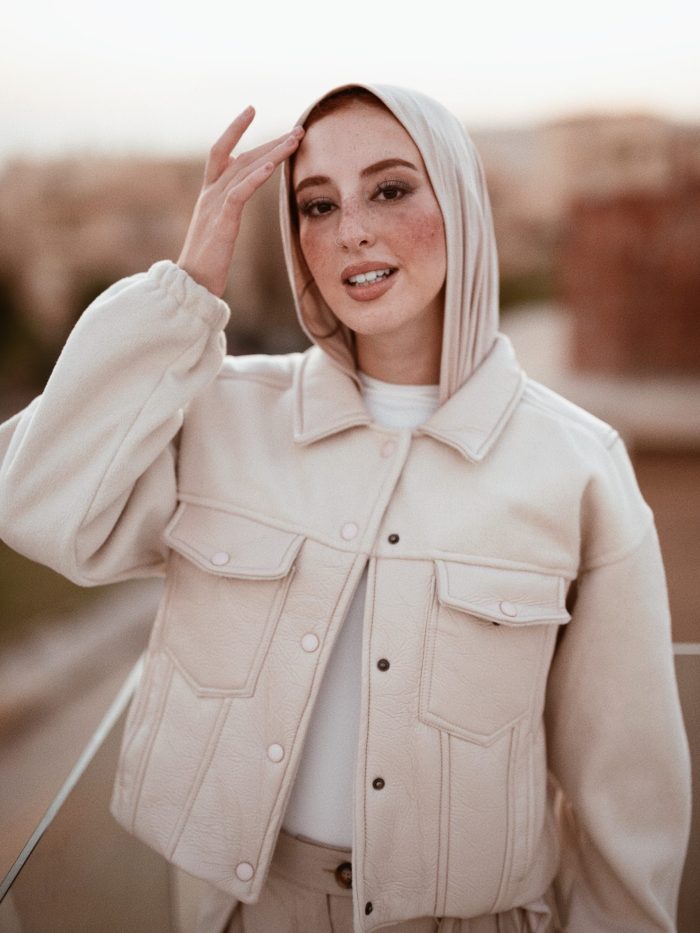 The Sherpa Jacket in Nude